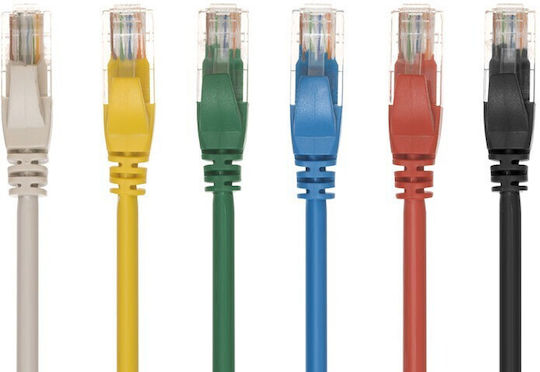 Lindy S/FTP Cat.6a (Gigabit) Καλώδιο Δικτύου Ethernet 2m Γκρι