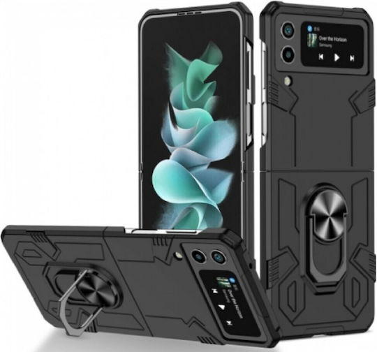 Forcell Mecha Back Cover Πλαστικό Μαύρο (Galaxy Z Flip4)