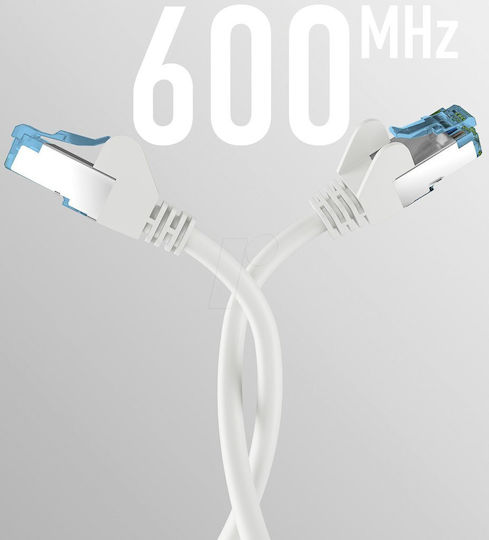 EFB U/UTP Cat.7 10Gbps Network Cable Ethernet 7.5m White