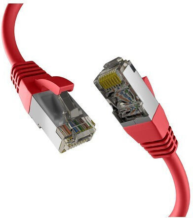 EFB S/FTP Cat.8.1 Ethernet Network Cable 1.5m Red 1pcs