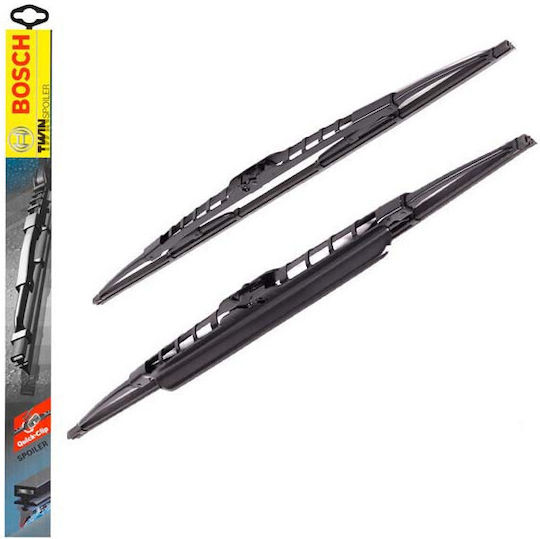 Bosch TWIN SPOILER Front Car Wiper Set 600mm/575mm for Volkswagen Amarok / Transporter