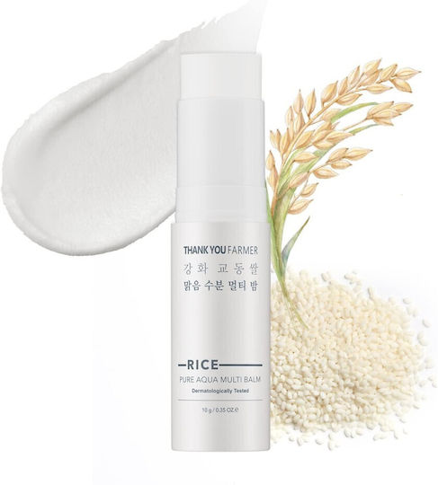 Thank You Farmer Rice Pure Aqua Multi Moisturizing Balm for Face & Lips with Ceramides 10gr
