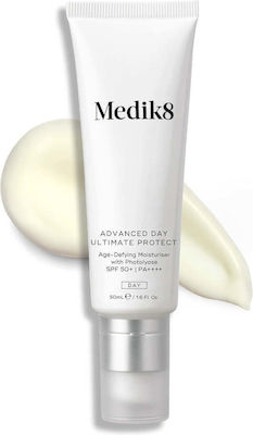 Medik8 Advanced Day Ultimate Protect SPF50+ Κρέμα Προσώπου Ημέρας με SPF50 για Αντιγήρανση με Υαλουρονικό Οξύ 50ml