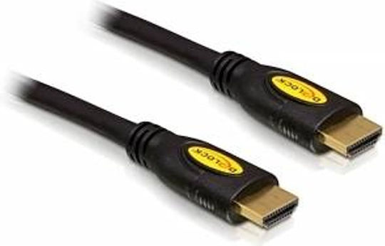 DeLock Cablu HDMI De Sex Masculin - HDMI De Sex Masculin 1m Negru