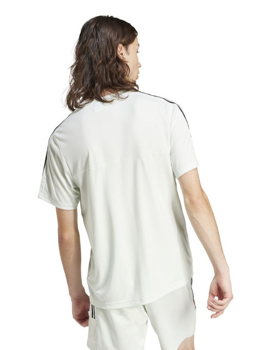 Adidas M Tiro Ανδρικό Αθλητικό T-shirt Κοντομάνικο Εκρού