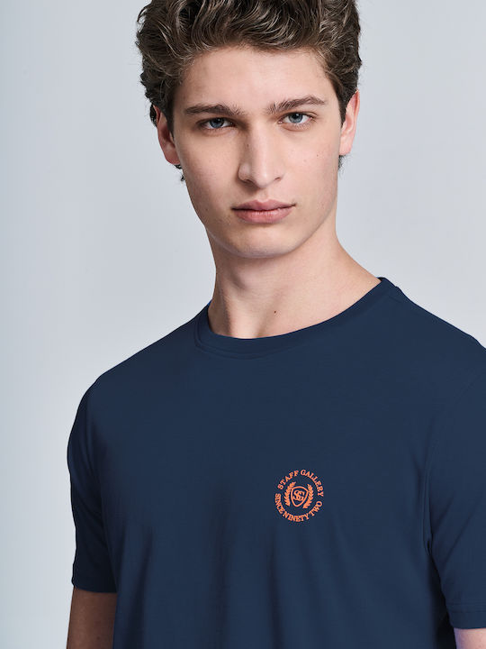 Staff Herren T-Shirt Kurzarm Blue Navy