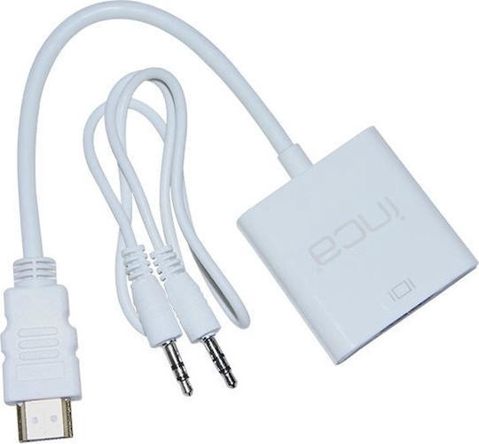Inca Μετατροπέας HDMI male σε VGA female 1τμχ (IHTVJ-7)