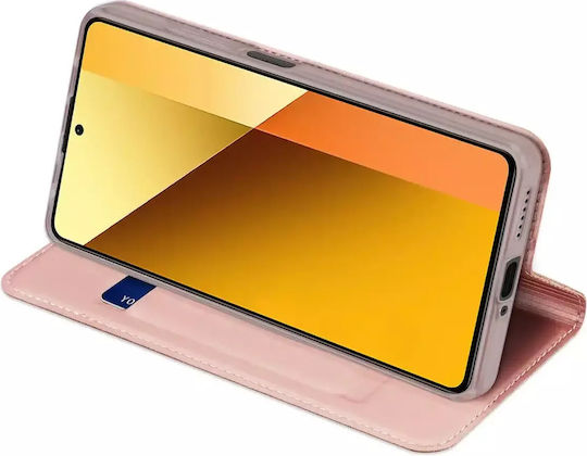 Dux Ducis Skin Pro Book Δερμάτινο / Δερματίνης / Σιλικόνης Ροζ (Redmi Note 13 5G)