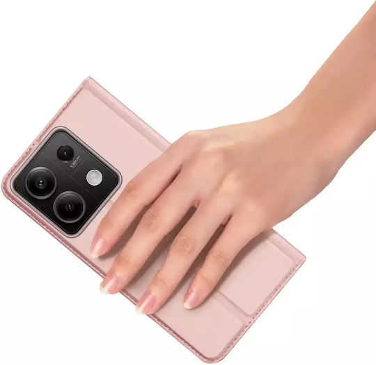 Dux Ducis Skin Pro Book Δερμάτινο / Δερματίνης / Σιλικόνης Ροζ (Redmi Note 13 5G)