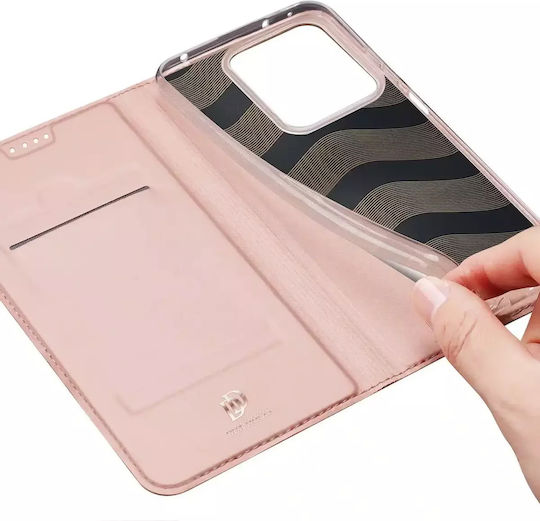 Dux Ducis Skin Pro Book Δερμάτινο / Δερματίνης / Σιλικόνης Ροζ (Redmi Note 13 5G)