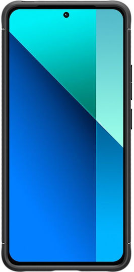 Spigen Rugged Armor Back Cover Σιλικόνης 2mm Μαύρο (Redmi Note 13 4G)