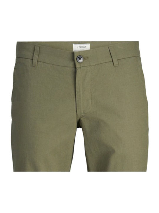 Men's Tapered Chino Trousers Dusty Olive