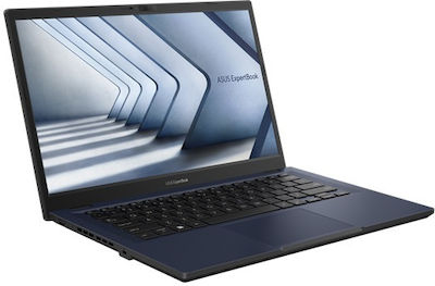 Asus ExpertBook B1 B1402CVA-GR73C1X 14" FHD (i7-1355U/16GB/512GB SSD/W11 Pro) NVMe 4.0 Star Black (Tastatură GR)