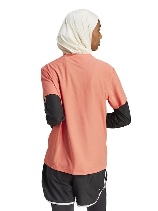 Adidas Damen Sportlich T-shirt Orange