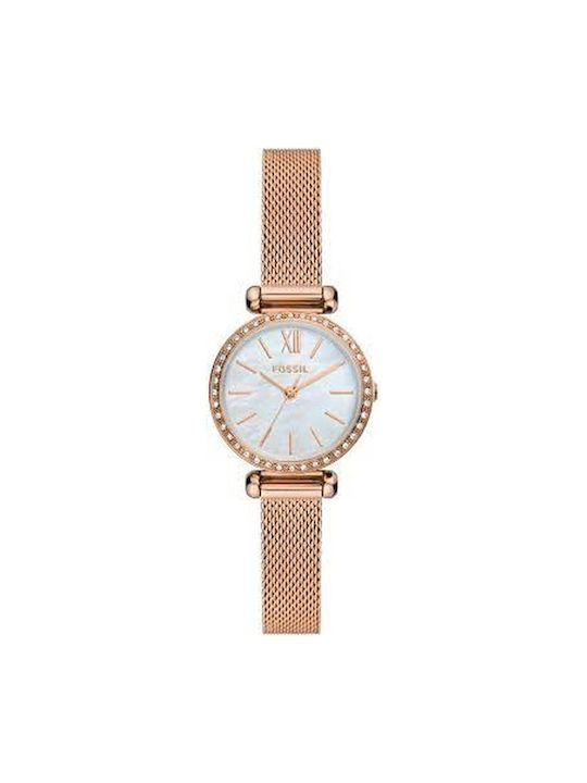 Fossil Uhr mit Rose Gold / Rose Gold Metallarmband