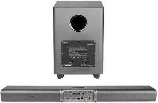 Edifier B700 Soundbar 5.1.2 Bluetooth și HDMI 175W cu Subwoofer Wireless Gri