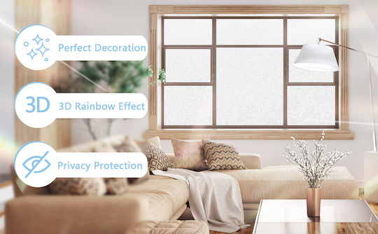 eBest Sticker Display Sandblasting 45cm x 1m White EB-90001B 1pcs