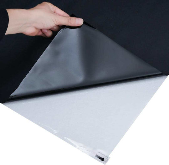 vidaXL Autocolant Afișare Sablare cu nisip 90cm x 5m Black 155835 1buc