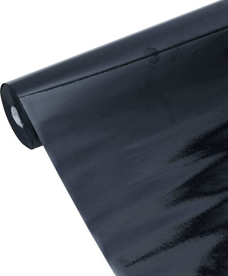 vidaXL Autocolant Afișare Sablare cu nisip 90cm x 5m Black 155835 1buc