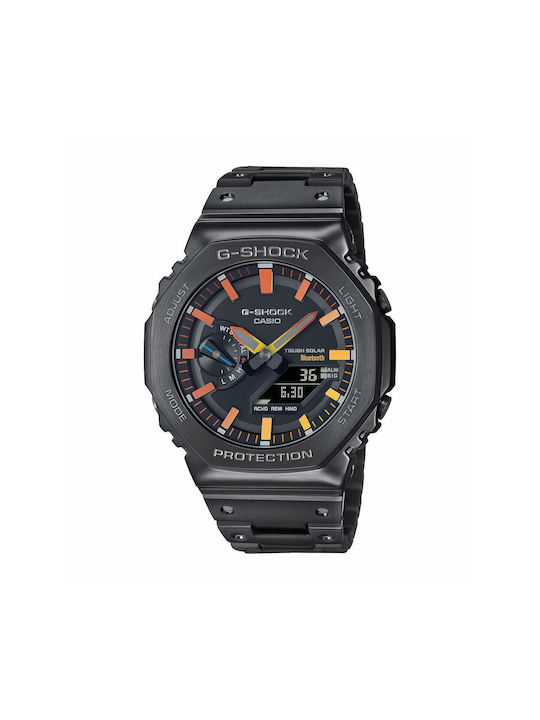 Casio Uhr Batterie mit Schwarz Metallarmband