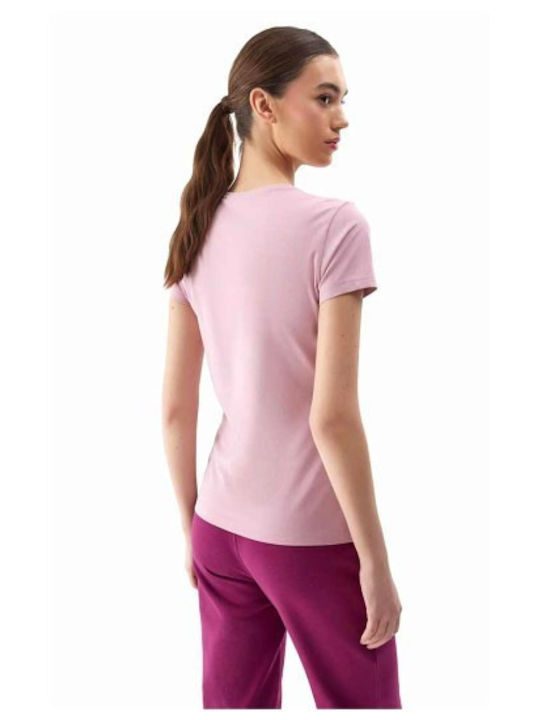 4F Damen T-shirt Rosa