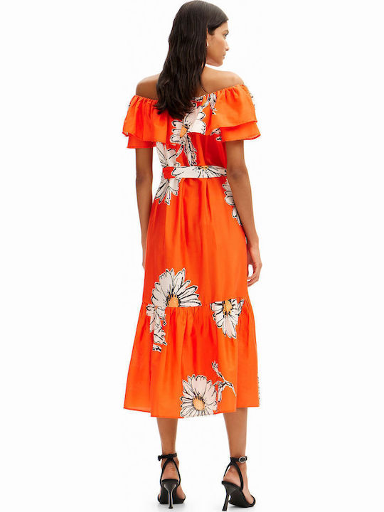 Summer Midi Dress Multicolour