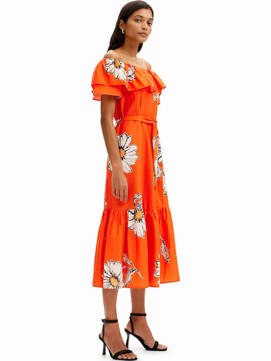 Summer Midi Dress Multicolour