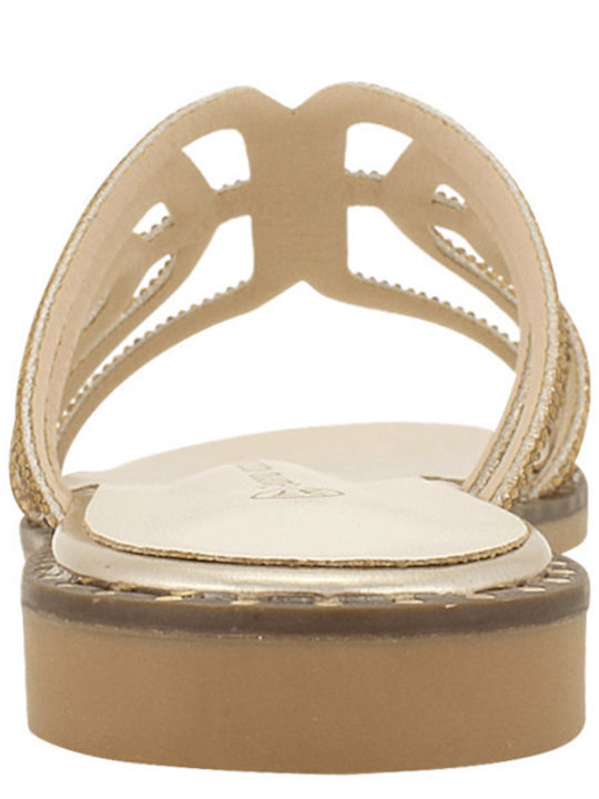 Nabere Women's Flat Sandals in Beige Color