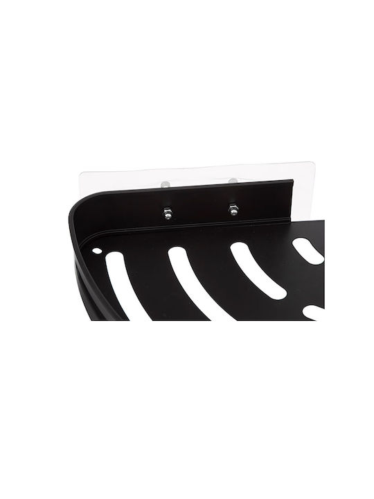 5Five Single Wall-Mounted Bathroom Shelf Unit ​39.2x23.5cm Silver
