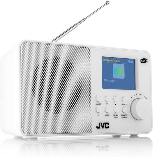 JVC RA-E611W-DAB Cu baterie DAB+ Alb