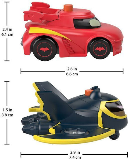 Fisher Price Batwheels Αυτοκινητάκι 1:55 για 3+ Ετών