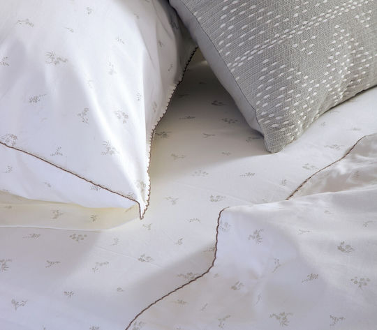 Nef-Nef Homeware Perfection Σετ Σεντόνια Υπέρδιπλα 240x270εκ. White (4τμχ)