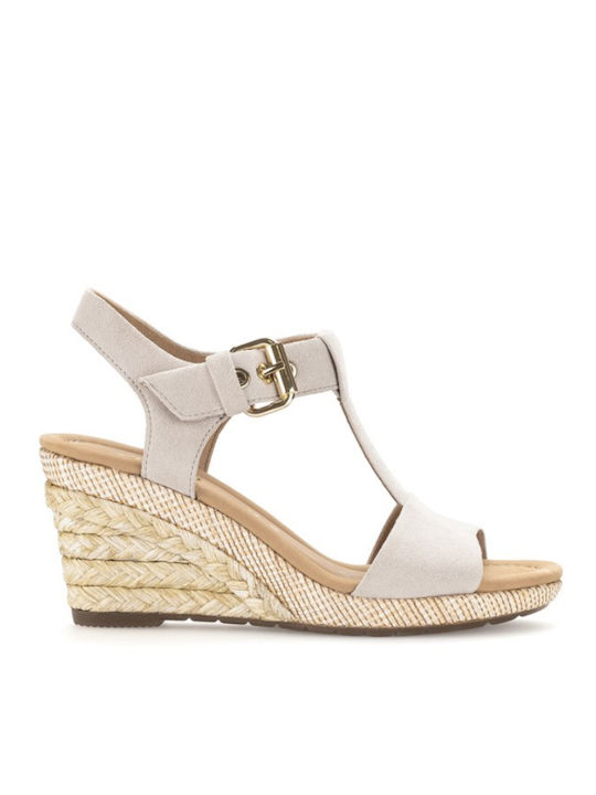 Anatomische Damenplattformen Beige