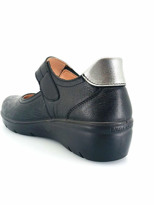Anatomic Leather Ballerinas Black