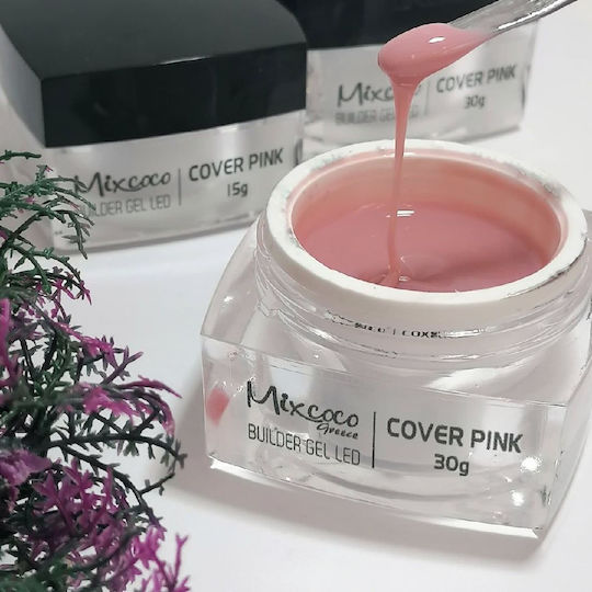 Mixcoco Builder Gel Abdeckung Rosa 30gr