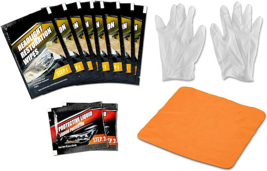 Motorkit Șervețele Polish a Farurilor Auto 8buc