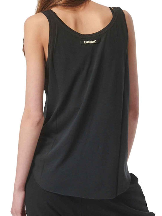 Women's Athletic Blouse Sleeveless Black