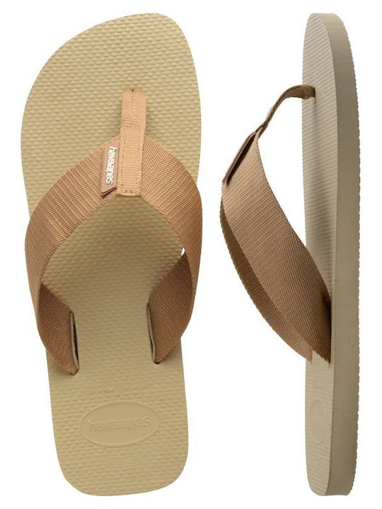 Urban Basic Men's Flip Flops Beige