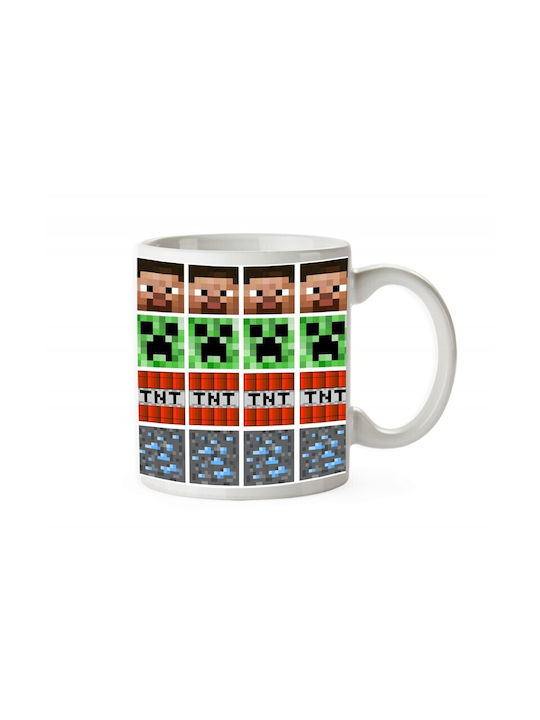 Minecraft Κούπα Κεραμική Πολύχρωμη 330ml 5947500001869