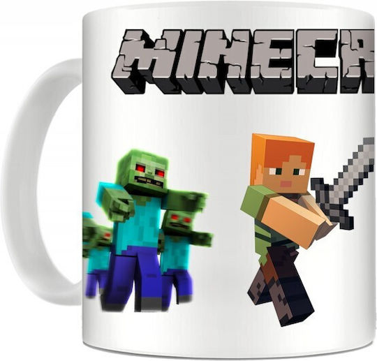 Minecraft Κούπα Κεραμική Πολύχρωμη 330ml 5947500001685