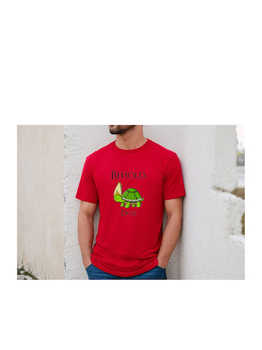 Fruit of the Loom Elden Ring T-shirt Red Cotton