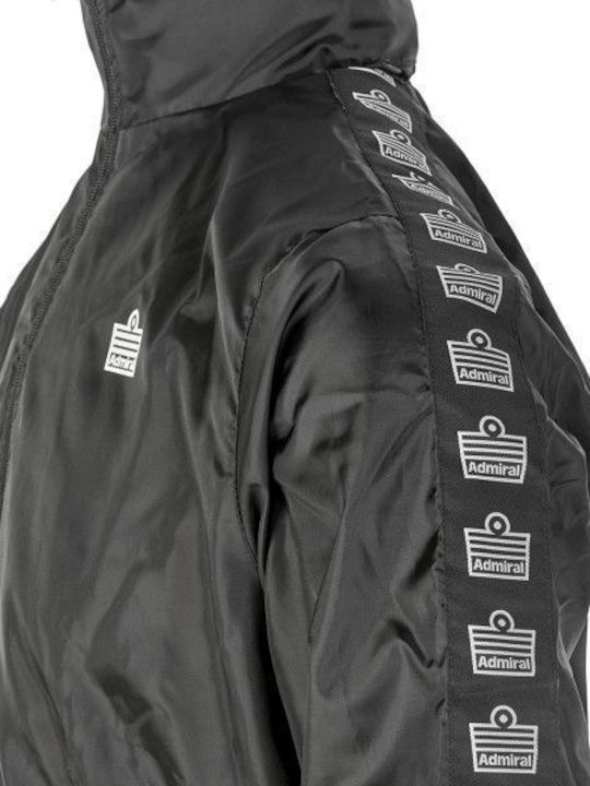 Admiral Men's Jacket Windproof Black