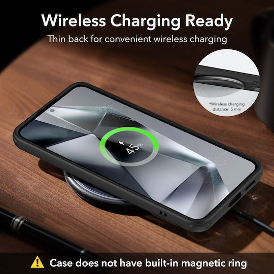 ESR Air Shield Boost Back Cover Plastic / Silicone 1.2mm Black (Galaxy S24+)