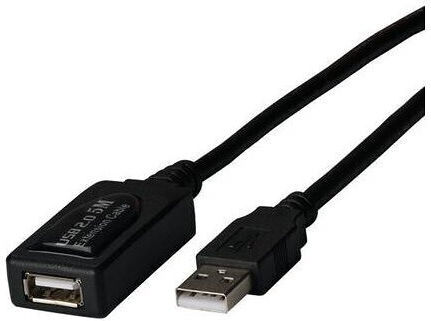 EFB USB 2.0 Cable USB-A male - USB-A female Μαύρο 5m K5263.5V3