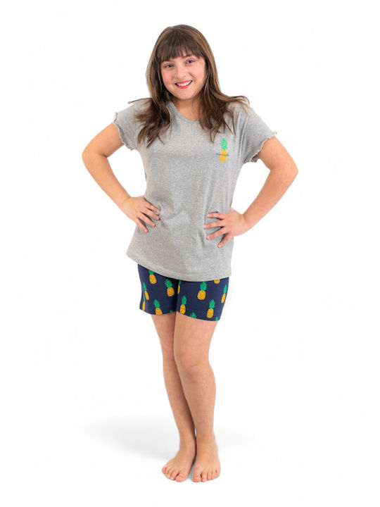 Nina Club Kids Pyjamas Summer Cotton grey