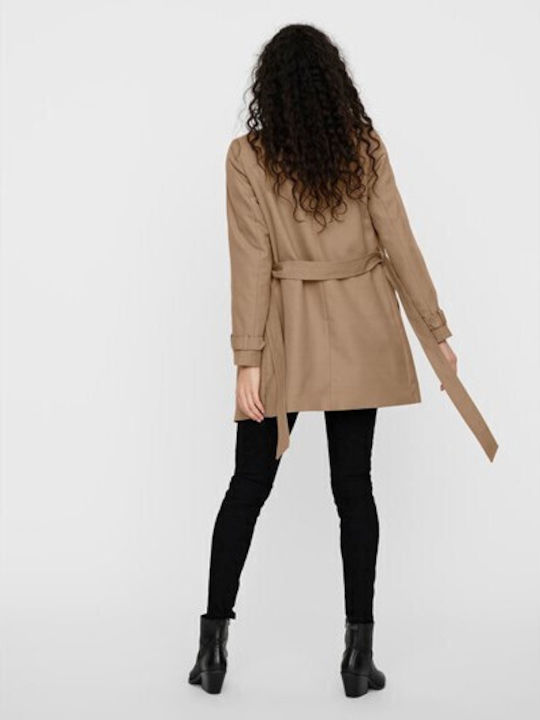 Vero Moda Frauen Camel Cabardine