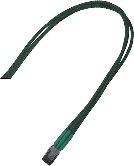 Καλώδιo Nanoxia 3-pin Molex Extension 30 Cm Green