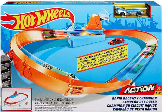 Hot Wheels Fast Track With Launcher Track