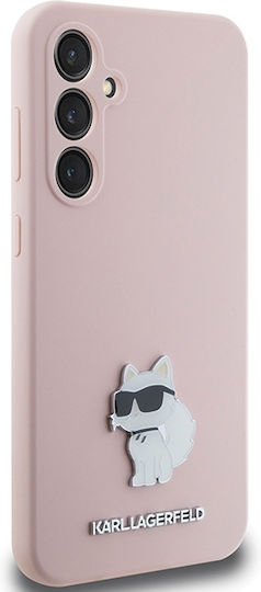 Karl Lagerfeld Choupette Back Cover Σιλικόνης Ροζ (Galaxy S23 FE)