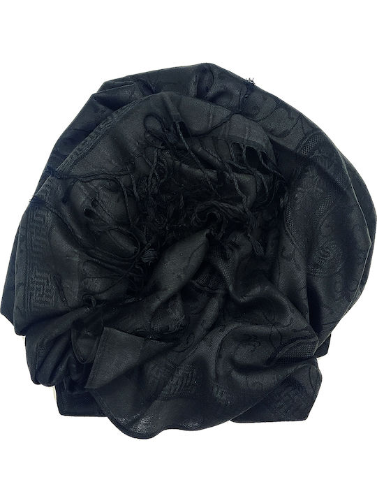 Gift-Me Women's Wool Scarf Black